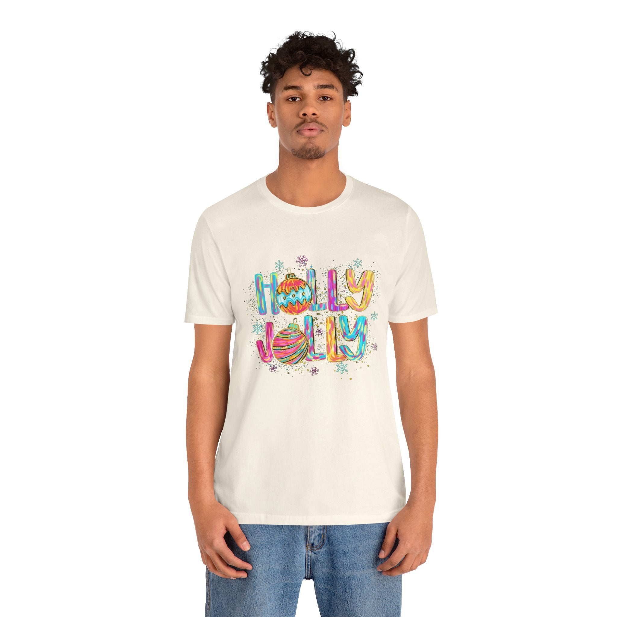 Joyful Holiday Unisex Tee | Perfect Christmas Gift, Festive Shirt, Holly Jolly Tee, Holiday Party Apparel, Cozy Winter Wear