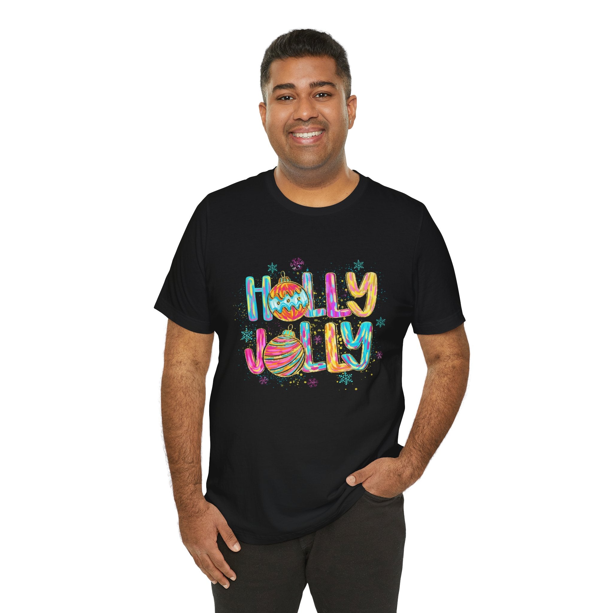 Joyful Holiday Unisex Tee | Perfect Christmas Gift, Festive Shirt, Holly Jolly Tee, Holiday Party Apparel, Cozy Winter Wear