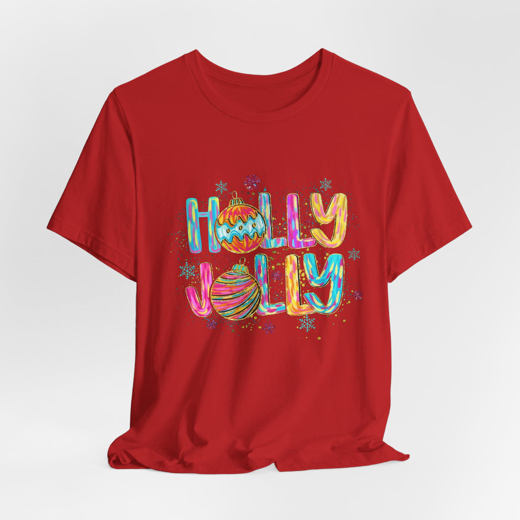 Joyful Holiday Unisex Tee | Perfect Christmas Gift, Festive Shirt, Holly Jolly Tee, Holiday Party Apparel, Cozy Winter Wear