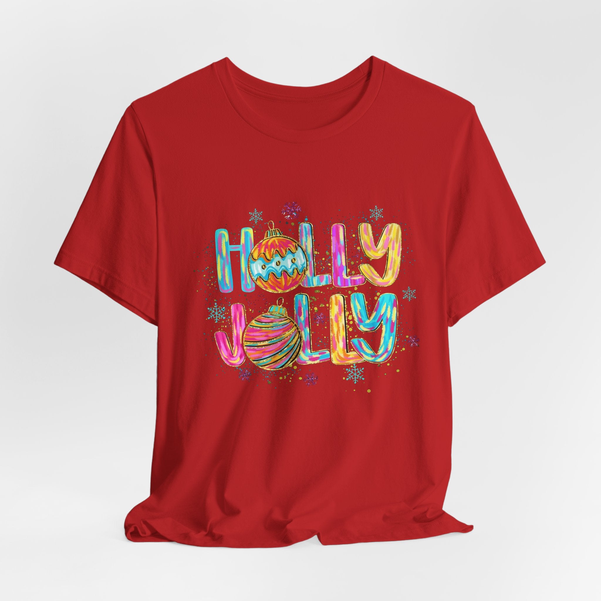 Joyful Holiday Unisex Tee | Perfect Christmas Gift, Festive Shirt, Holly Jolly Tee, Holiday Party Apparel, Cozy Winter Wear