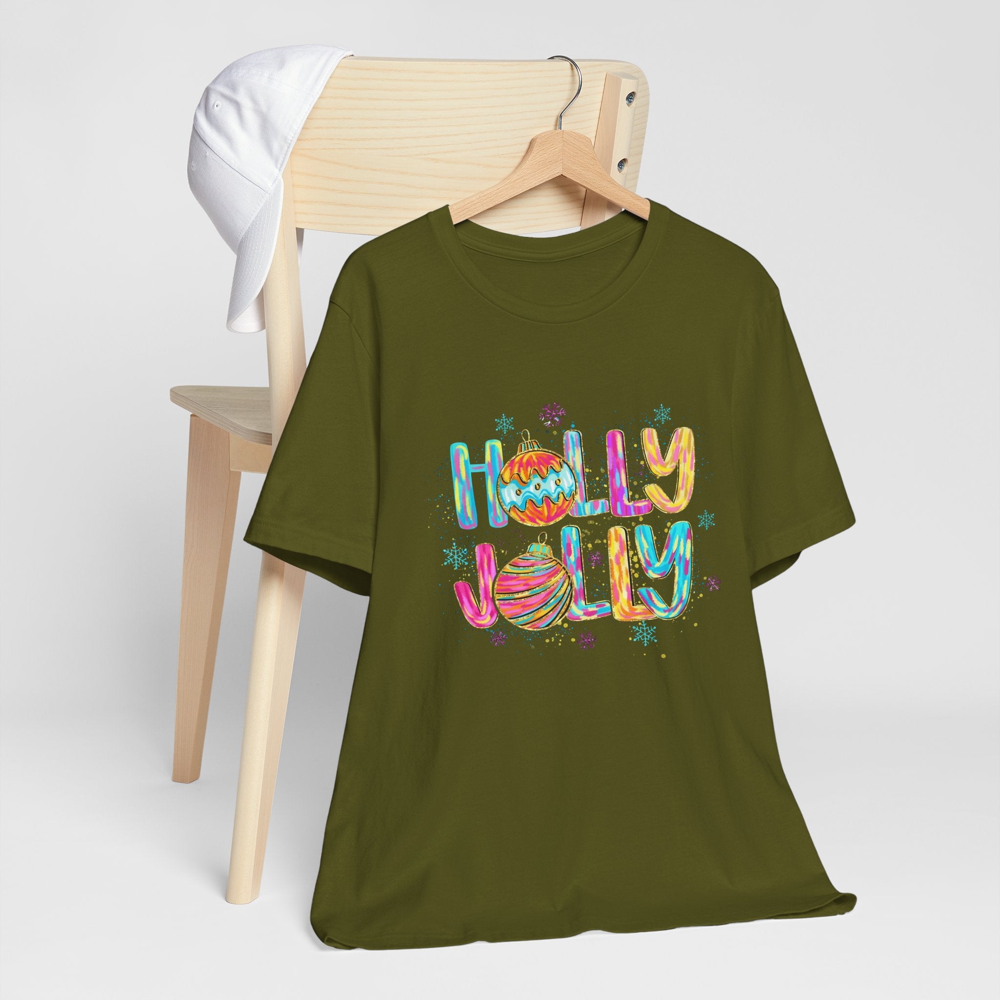 Joyful Holiday Unisex Tee | Perfect Christmas Gift, Festive Shirt, Holly Jolly Tee, Holiday Party Apparel, Cozy Winter Wear