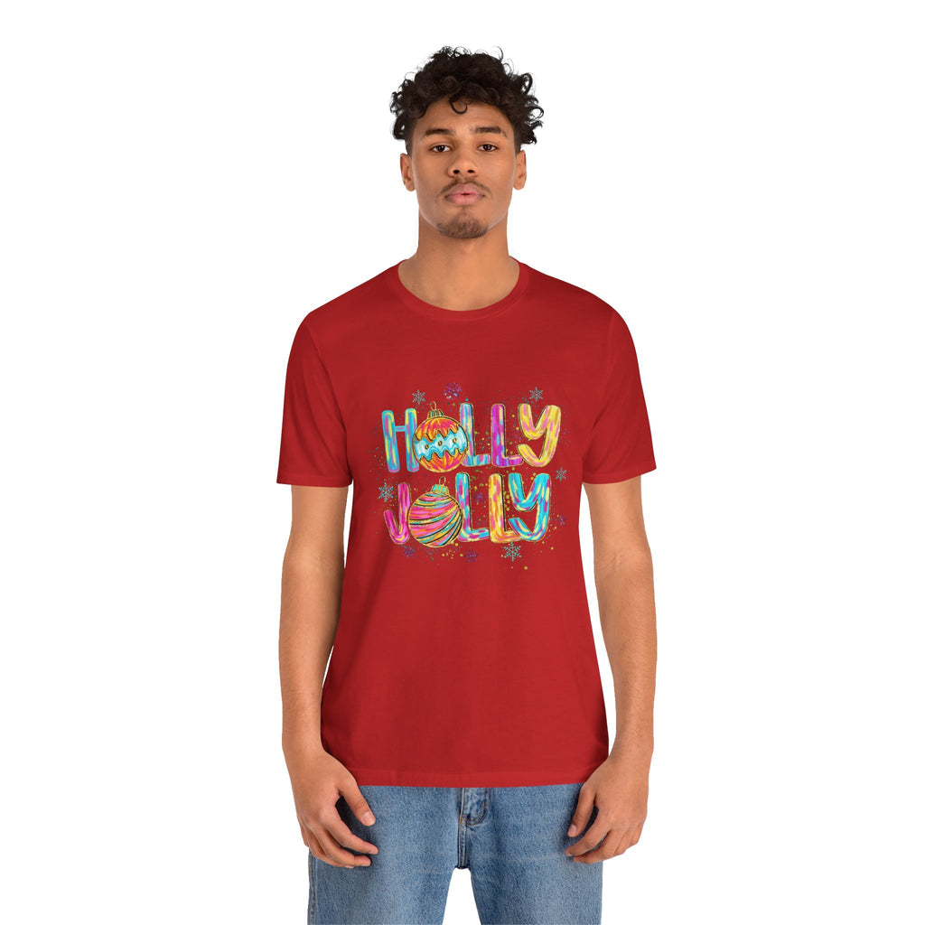 Joyful Holiday Unisex Tee | Perfect Christmas Gift, Festive Shirt, Holly Jolly Tee, Holiday Party Apparel, Cozy Winter Wear