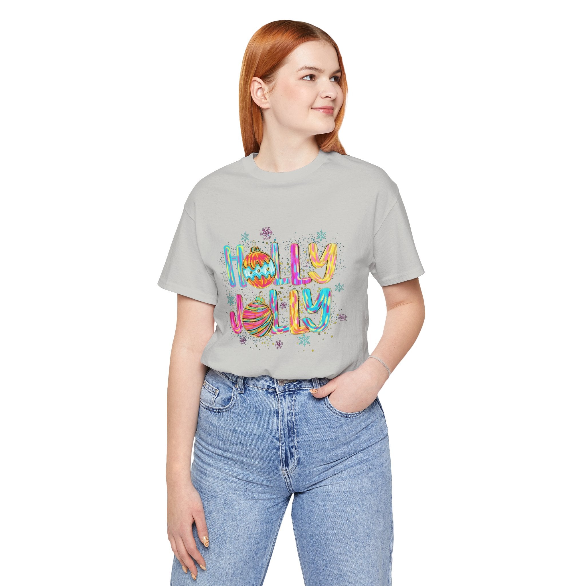 Joyful Holiday Unisex Tee | Perfect Christmas Gift, Festive Shirt, Holly Jolly Tee, Holiday Party Apparel, Cozy Winter Wear