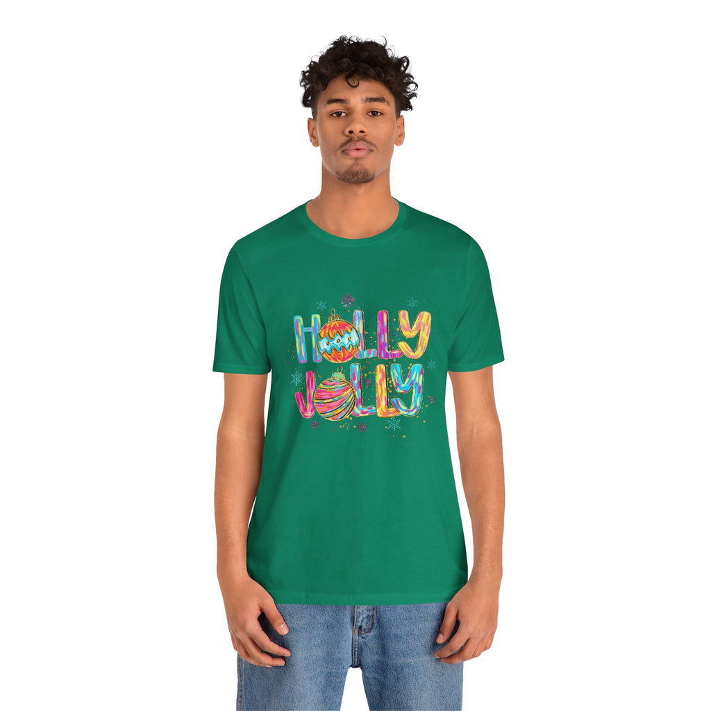 Joyful Holiday Unisex Tee | Perfect Christmas Gift, Festive Shirt, Holly Jolly Tee, Holiday Party Apparel, Cozy Winter Wear