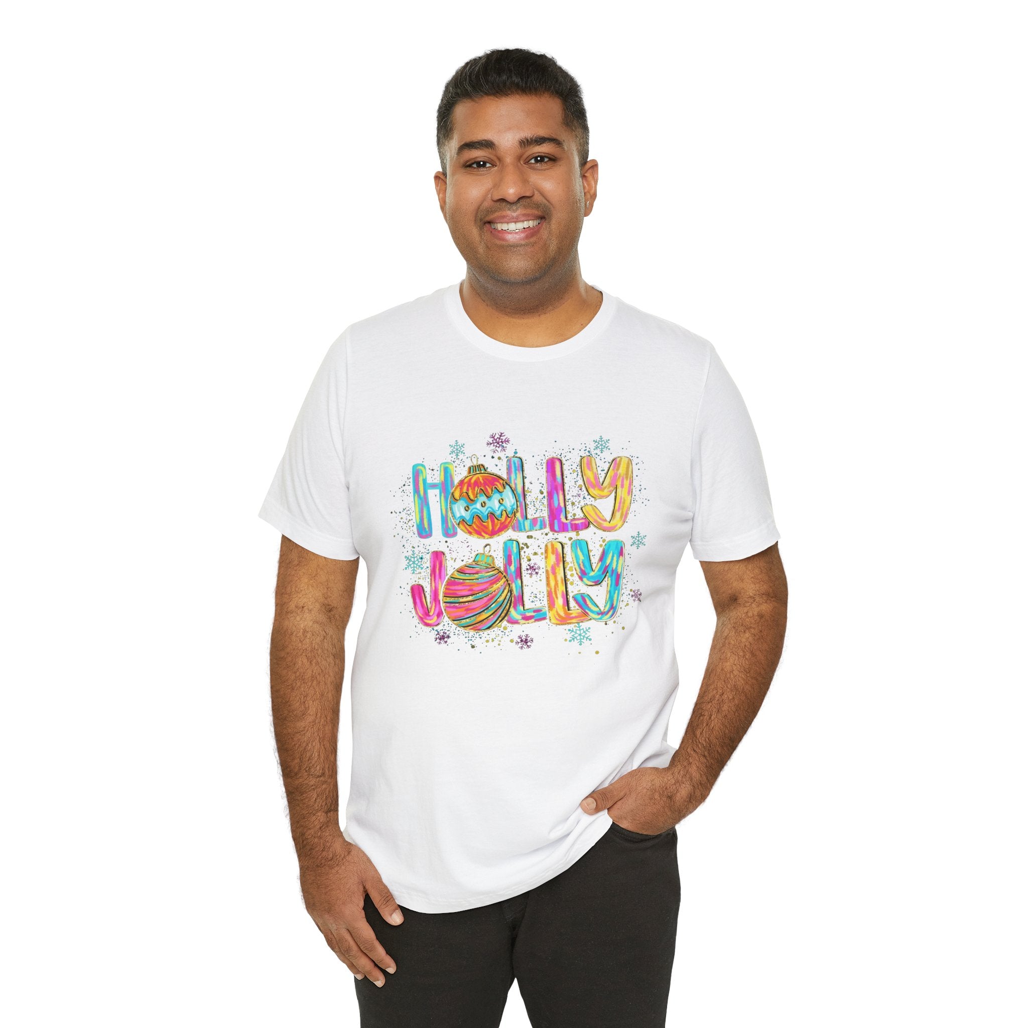 Joyful Holiday Unisex Tee | Perfect Christmas Gift, Festive Shirt, Holly Jolly Tee, Holiday Party Apparel, Cozy Winter Wear