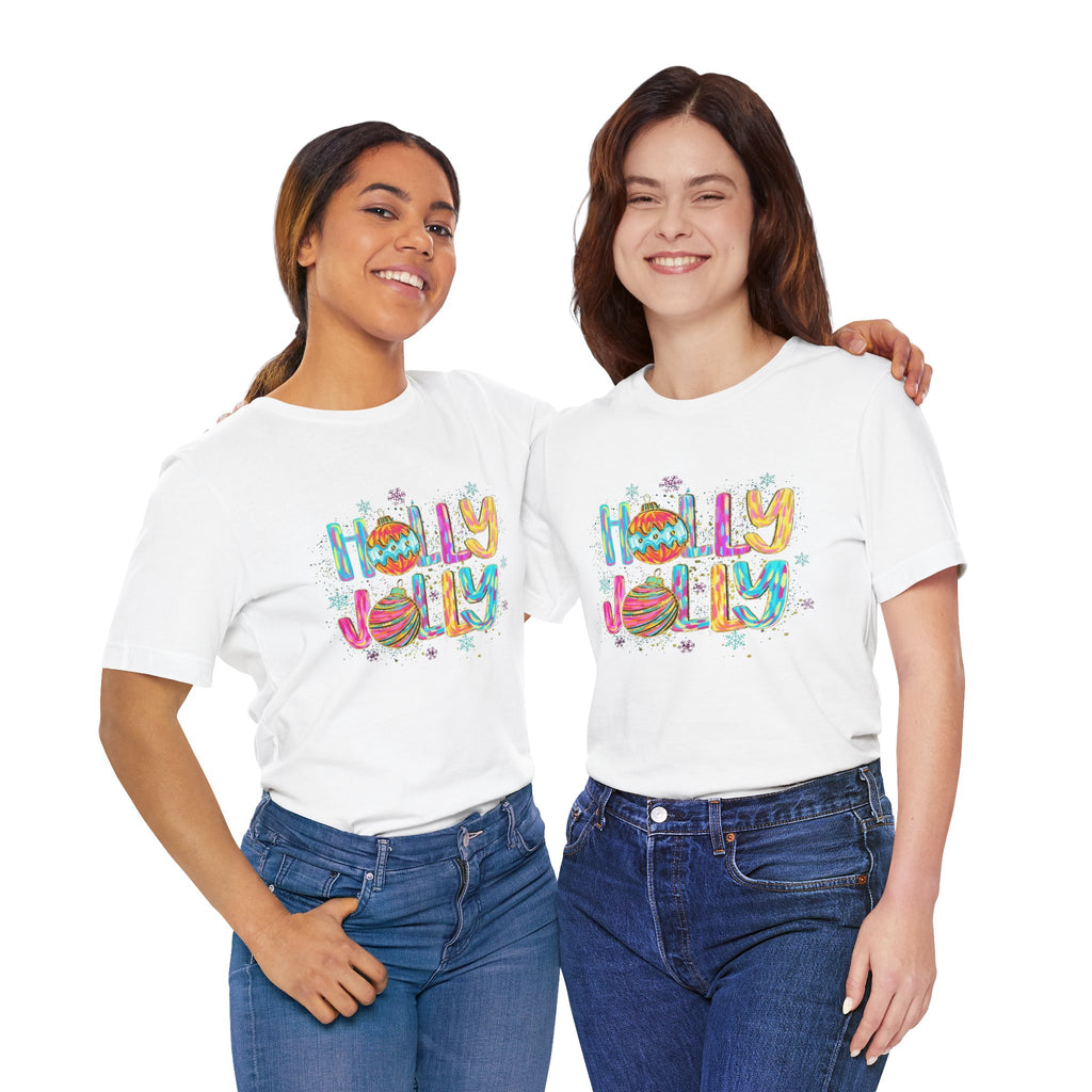 Joyful Holiday Unisex Tee | Perfect Christmas Gift, Festive Shirt, Holly Jolly Tee, Holiday Party Apparel, Cozy Winter Wear