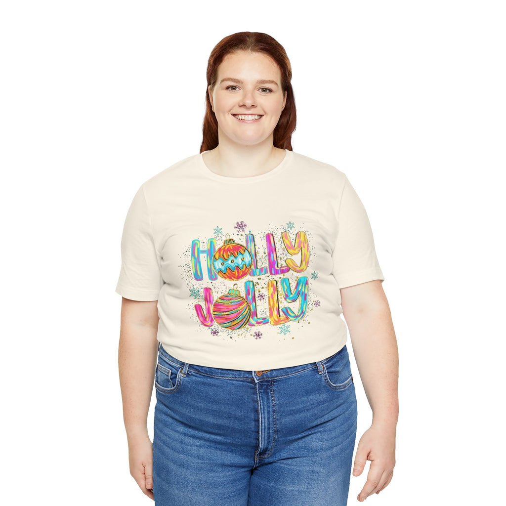 Joyful Holiday Unisex Tee | Perfect Christmas Gift, Festive Shirt, Holly Jolly Tee, Holiday Party Apparel, Cozy Winter Wear