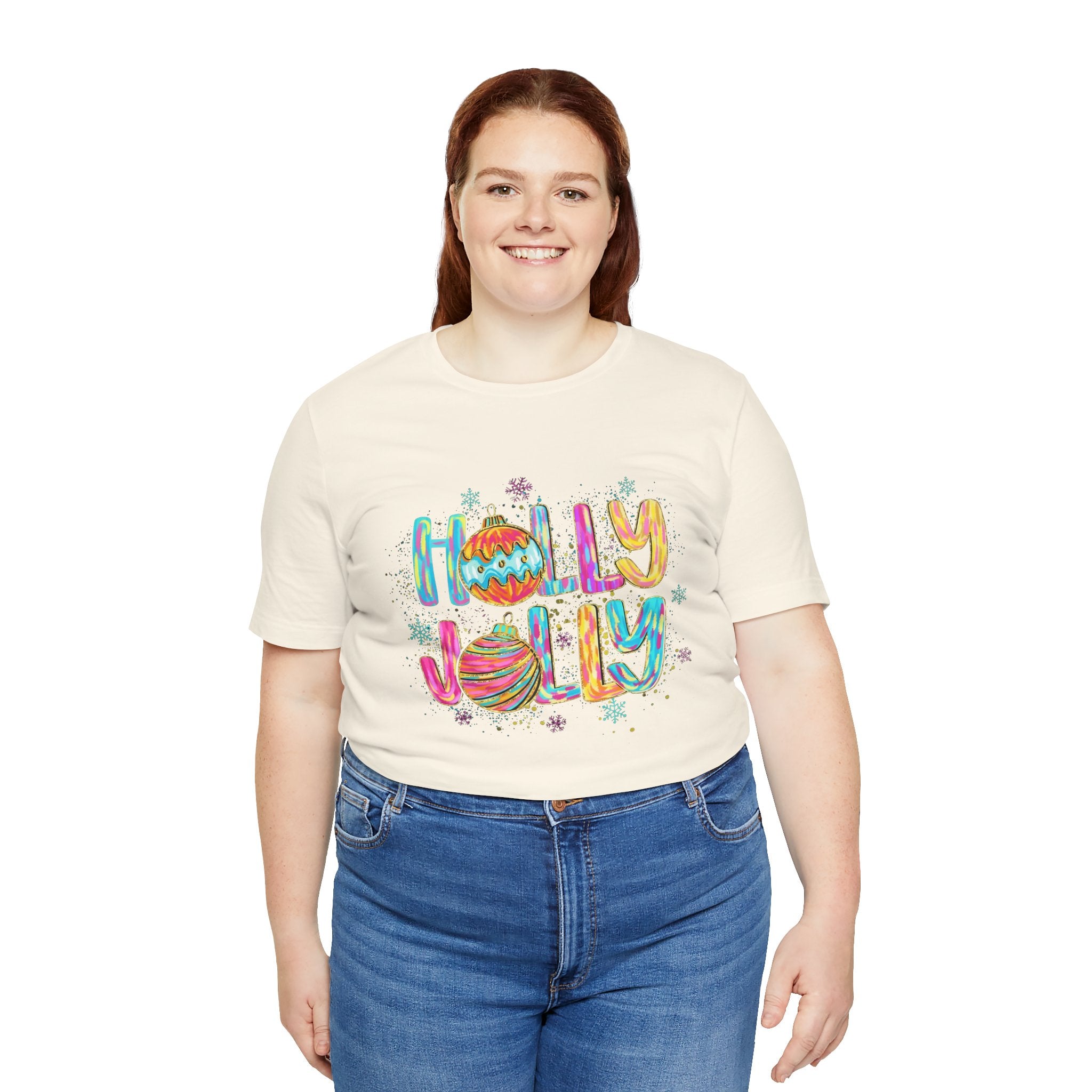 Joyful Holiday Unisex Tee | Perfect Christmas Gift, Festive Shirt, Holly Jolly Tee, Holiday Party Apparel, Cozy Winter Wear
