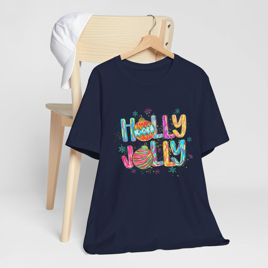 Joyful Holiday Unisex Tee | Perfect Christmas Gift, Festive Shirt, Holly Jolly Tee, Holiday Party Apparel, Cozy Winter Wear