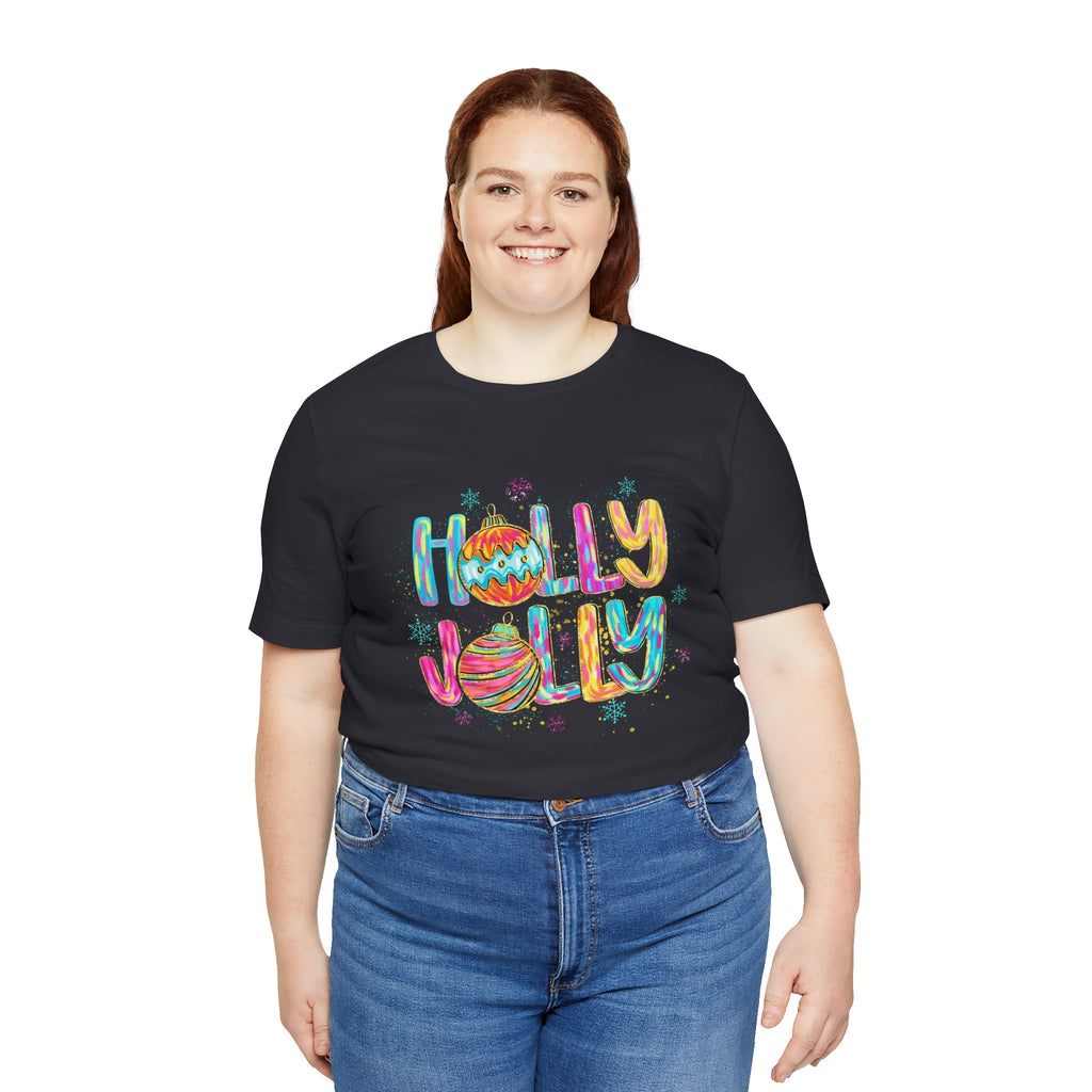 Joyful Holiday Unisex Tee | Perfect Christmas Gift, Festive Shirt, Holly Jolly Tee, Holiday Party Apparel, Cozy Winter Wear