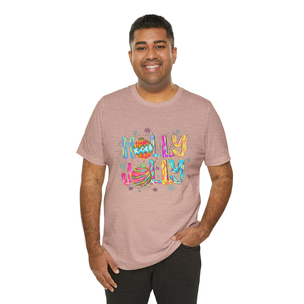 Joyful Holiday Unisex Tee | Perfect Christmas Gift, Festive Shirt, Holly Jolly Tee, Holiday Party Apparel, Cozy Winter Wear