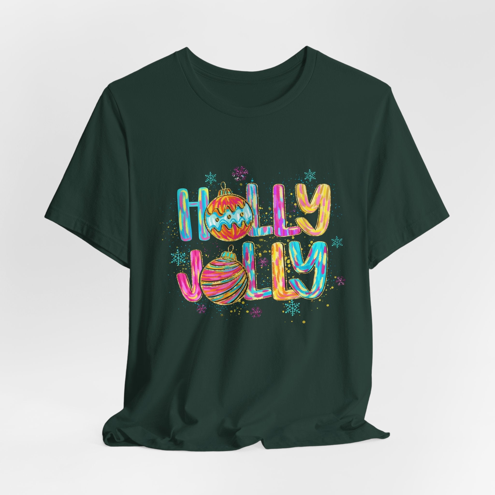 Joyful Holiday Unisex Tee | Perfect Christmas Gift, Festive Shirt, Holly Jolly Tee, Holiday Party Apparel, Cozy Winter Wear