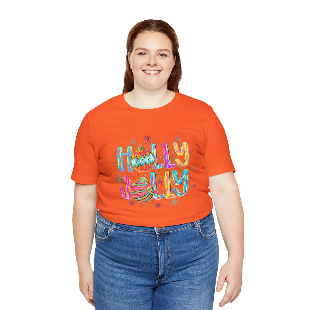 Joyful Holiday Unisex Tee | Perfect Christmas Gift, Festive Shirt, Holly Jolly Tee, Holiday Party Apparel, Cozy Winter Wear